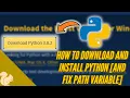 How to download and install Python 3 8 2 on Windows python not recognized fix included