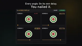 Replay Instant Multi-Camera Replay for Darts Sports Training