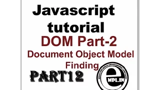 JavaScript tutorial in Hindi Part-12 DOM-2 Finding