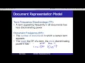 Lect 7B - Document Representation