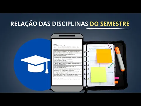 Download MP3 JEITO FÁCIL DE ORGANIZAR SUAS DISCIPLINAS DO SEMESTRE - Universidade Cruzeiro do Sul Virtual