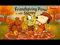 🧡 Cozy Friendsgiving Jazz with Snoopy 🍂 Relaxing Autumn Music for Gratitude and Good Vibes ☕