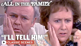 Archie Receives Some Bad New ft Carroll O Connor All In The Family