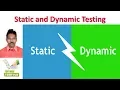 Static and Dynamic Testing Software Testing G C Reddy