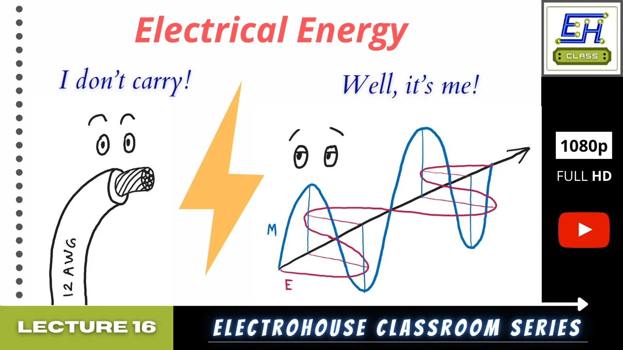 Electrical Energy doesn't flow through WIRES !!! | L16 | Learn the truth | EHCS | Daniyal Qureshi