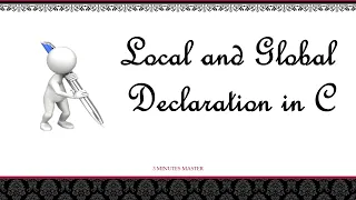 Local and global variable declaration in c animated learning 3 minutes master neverquit