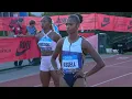 Download Lagu Masai Russell goes head to head with Alia Armstrong in the 100m hurdles