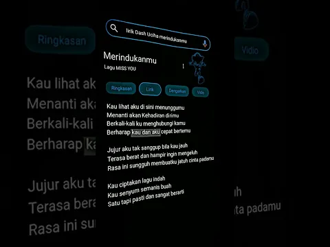 Download MP3 Merindukanmu Dash Uciha Lirik Lagu Galau