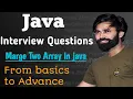 How to Marge Two Array in Java Java Interview Questions 24 HINDI