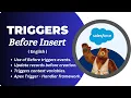 2 Before Insert Triggers English Types Of Apex Triggers How To Create Before Insert Triggers