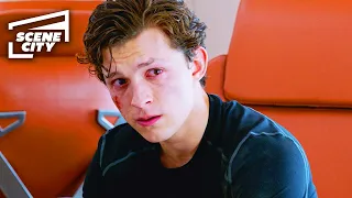 spider man far from home peter misses tony stark movie scene with captions