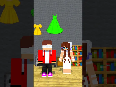 JJ CHOOSE THE BEST FOR MAIZEN GIRL 😂🫵🤯 - MAIZEN MINECRAFT ANIMATION #shorts