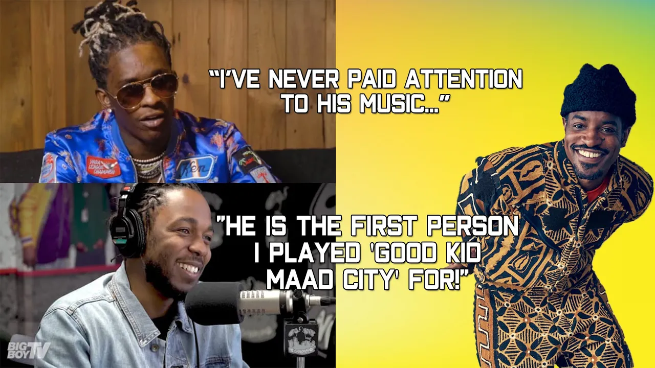 Rappers Talking About André 3000 (Kendrick Lamar, A$AP Rocky, Mac Miller, Childish Gambino & more)