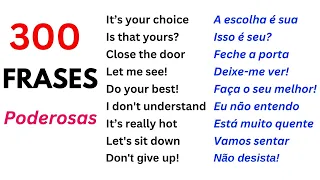 🌟✨300 Frases em Inglês que Vão Mudar seu Dia a Dia AGORA!