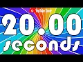 20 SECONDS Timer Countdown Rainbow