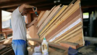 Making the most of SCRAP WOOD: building furniture for our rescued WOODEN BOAT — Sailing Yabá 124