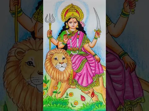 Navratri 9Days nine Goddess drawing