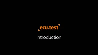 ecu test introduction