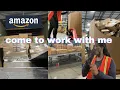 Come To Work With Me working at Amazon Sortation Center