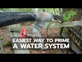 COTTAGE LIFE Easiest Way EVER to Prime a Water System