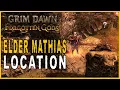 Grim Dawn Forgotten Gods - Elder Mathias Location The Lost Elder Quest Guide