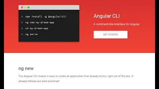 Creating new Angular Project using Angular CLI