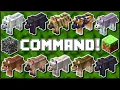 Minecraft - How To Summon All 9 Wolf Variants