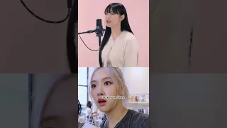 Rosé Reaction Korean Version Of Her Apt Song Rosé Blackpink Shorts  Rosé Reaction Korean Version Of Her Apt Song Rosé Blackpink Shorts