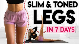 Download SLIM and TONED LEGS in 7 Days | 8 minute Home Workout MP3