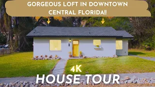 STUNNING REMODELED LOFT FOR SALE IN DOWNTOWN OCALA FULL 4K CINEMATIC WALKTHROUGH