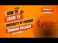 How to Login to University of Phoenix Students Account