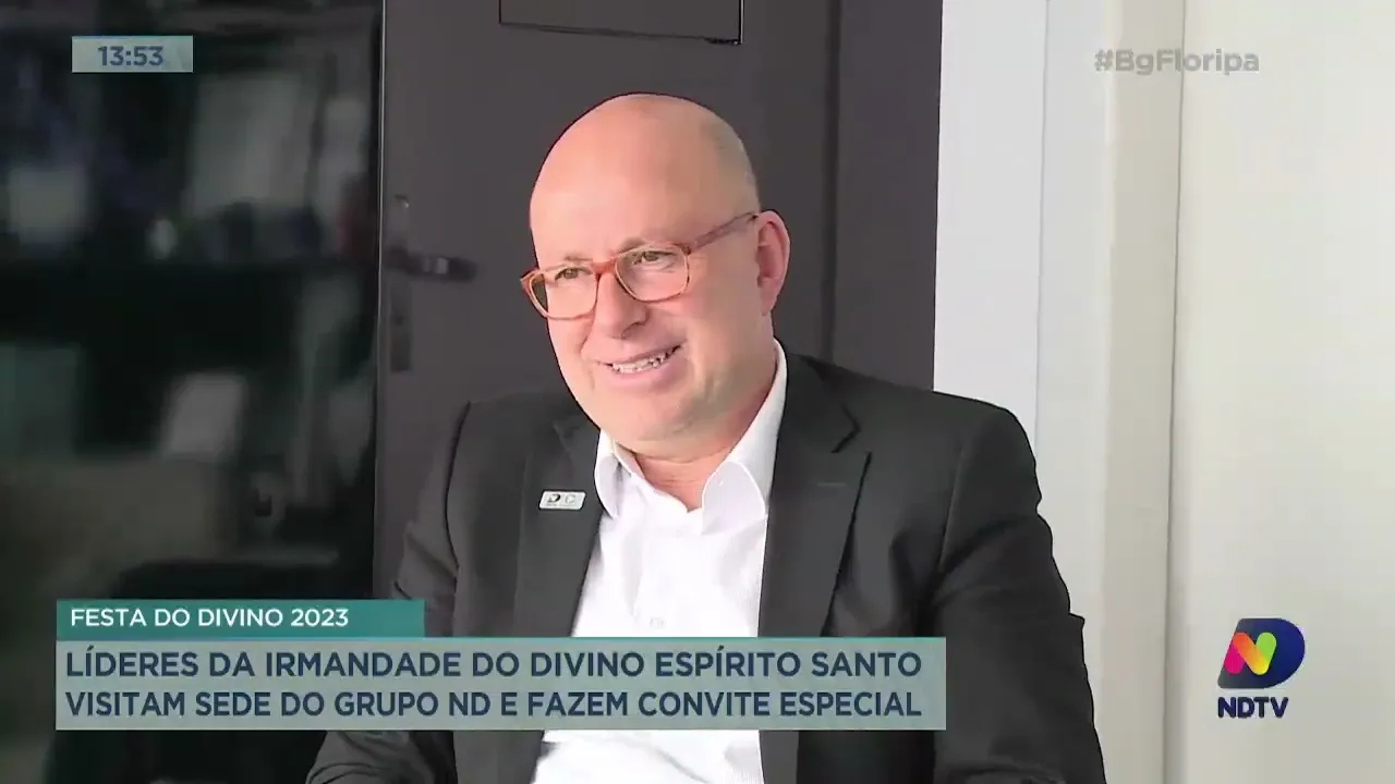 Líderes da Irmandade do Divino Espírito Santo visitam sede do Grupo ND e fazem convite especial