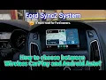 How can I add wireless CarPlay and Android Auto functionality to my Ford Sync 2 system