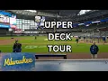 Stadium Tour Terrace Level 400 at American Family Field Milwaukee Brewers Major League Baseball