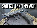 The 349 EAA SAR K2 in 45 ACP Is Garbage Full Turkish Pistol Review