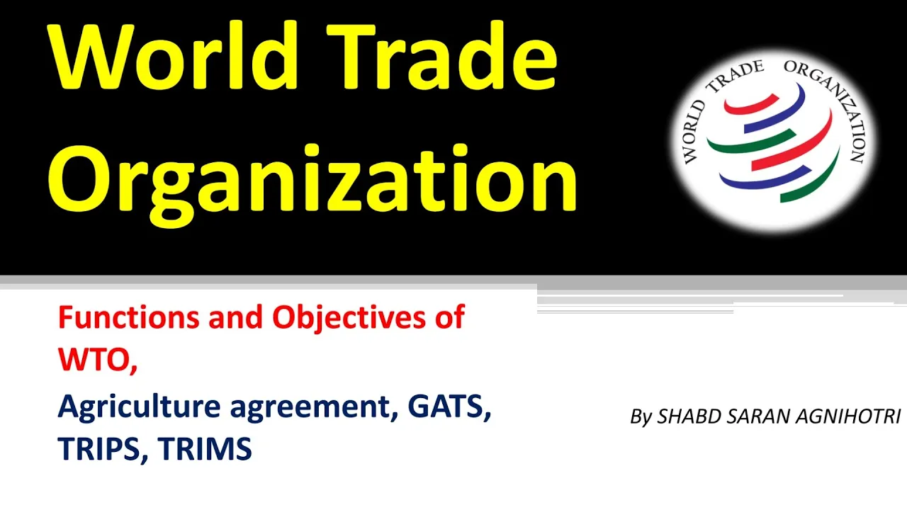 World Trade Organization WTO : International Business | Business Studies | UPSC | UGC NET | #wto