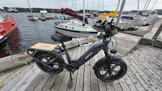 Running Errands Ashore on my Favorite E-Bike: The Himiway “Big Dog”