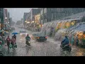 EXTREME WEATHER IN INDONESIA A BEAUTIFUL VILLAGE UNDER A MASSIVE STORM