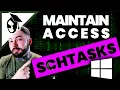 How to use Scheduled Tasks for Persistence w Kali Linux