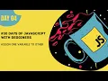 Assigning value of a variable to other 30 days of Javascript malayalam Hackphiles