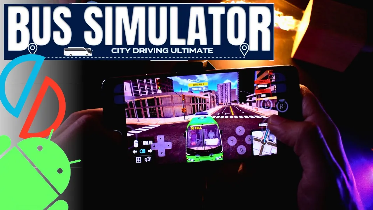 Bus Simulator City Driving Ultimate Android Gameplay | Switch Emulator Android | Yuzu Mali GPU