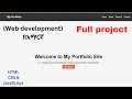 Step-by-Step Responsive Portfolio Website Tutorial in Amharic Web Development for Beginners