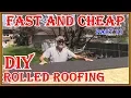 HOW TO INSTALL ROLLED ROOFING ON MY GARDEN SHED BUILD