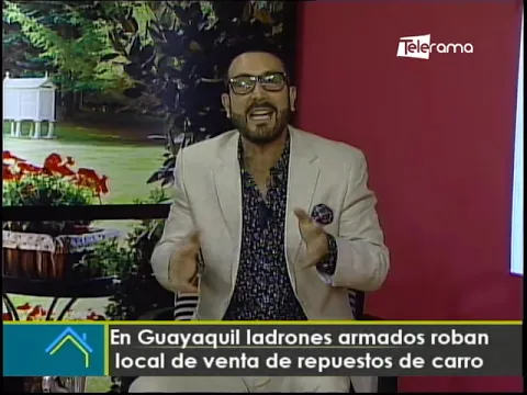 En Guayaquil ladrones armados roban local de venta de repuestos de carro