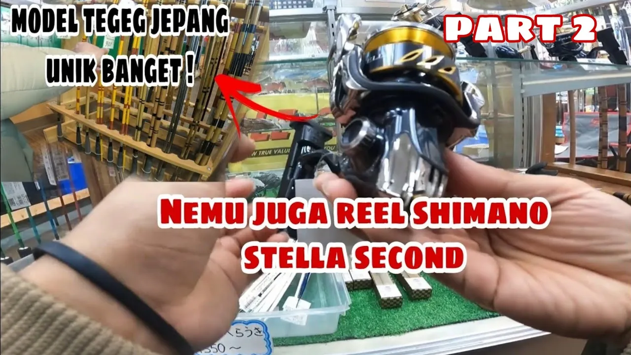 Toko alat pancing bekas di Jepang,akhirnya nemu juga reel shimano stella second !