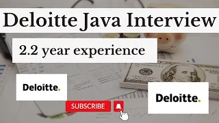 Deloitte Interview experience Java Developer 2 years experience