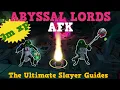Fully AFK Abyssal Lords - 330kph Runescape 3 Slayer Guide