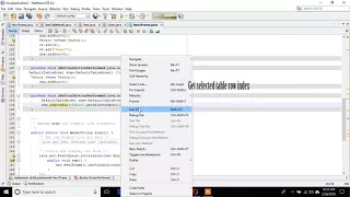 Java JTable Default Table Model
