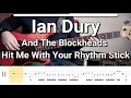 Ian Dury And The Blockheads - Hit Me With Your Rhythm Stick (Bass Cover) TABS