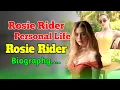 Rosie Rider Personal Life Biography Lifestyle